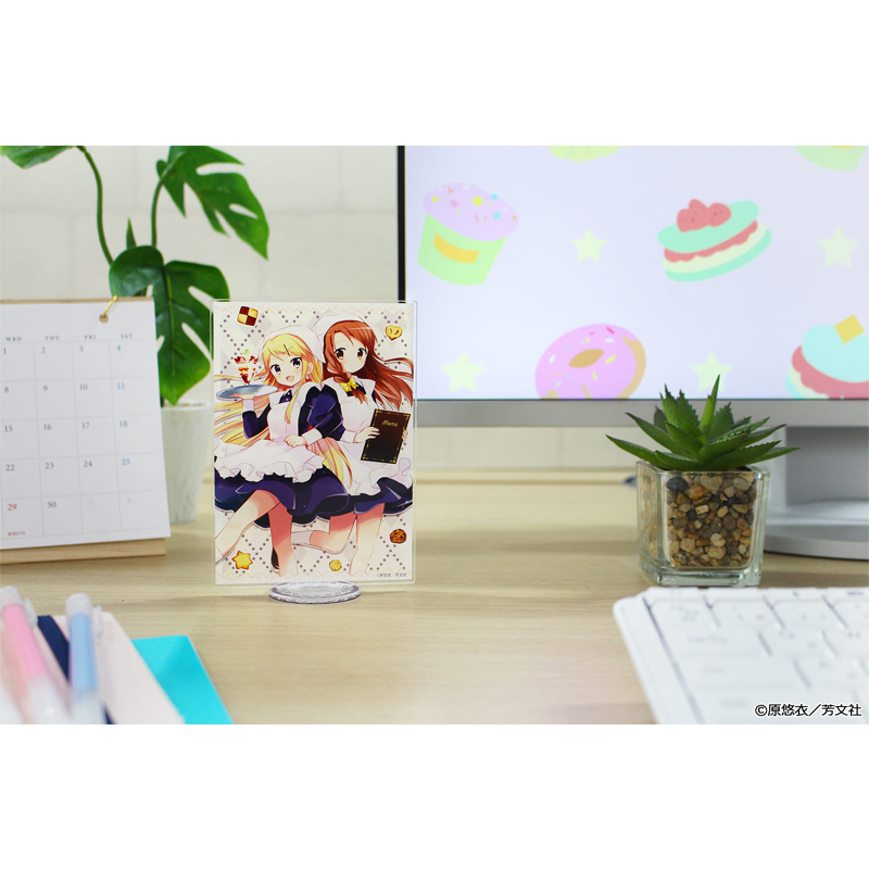 きんいろモザイク アクリルビジュアルボード【九条カレン&松原穂乃花】 Image 3 | AniSmile