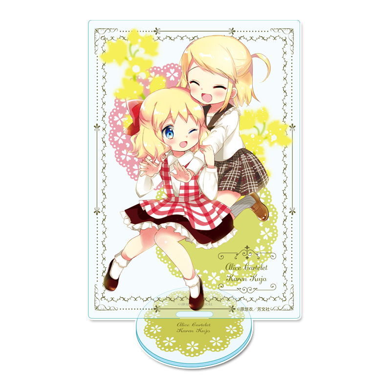 きんいろモザイク アクリルビジュアルボード【アリス・カータレット&九条カレン】 - AniSmile