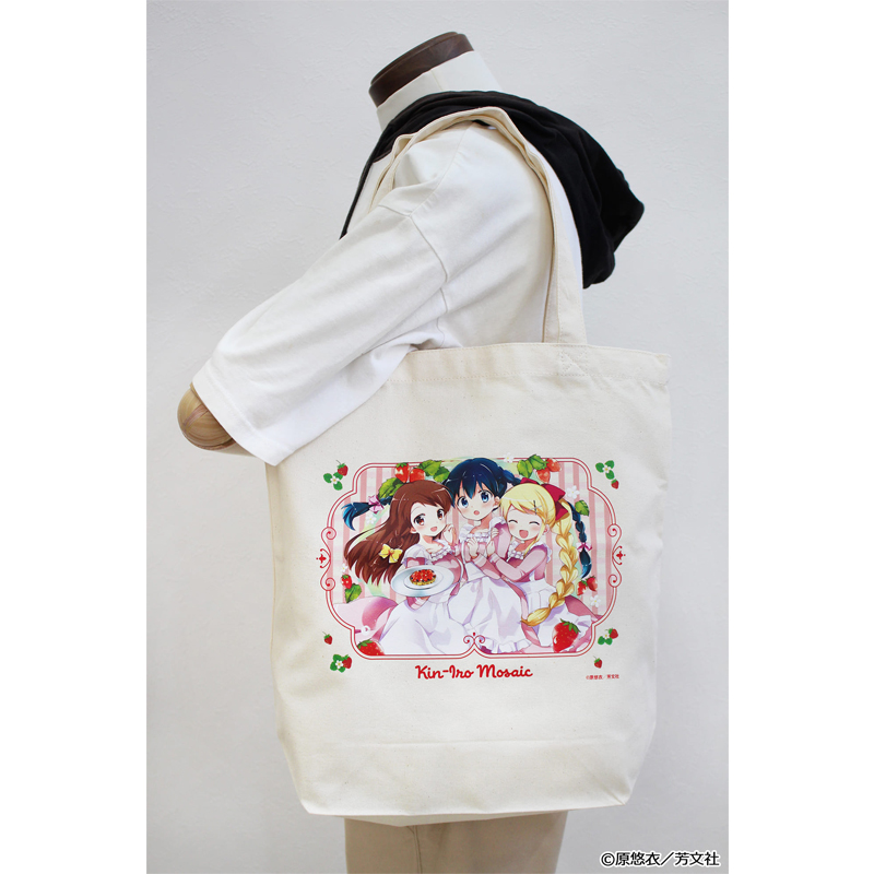 きんいろモザイク キャンバストートバッグ Image 2 | AniSmile
