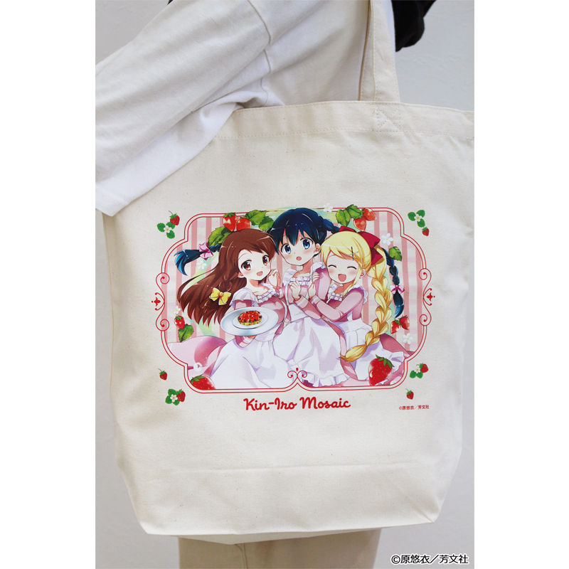 きんいろモザイク キャンバストートバッグ Image 3 | AniSmile