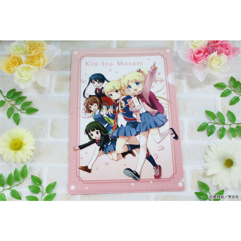 きんいろモザイク クリアファイル Image 3 | AniSmile