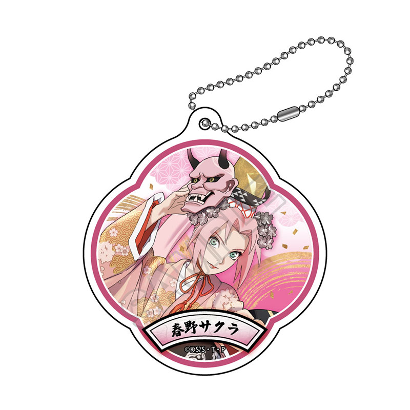 NARUTO 彩面華 アクリルキーチェーン 春野サクラ - AniSmile