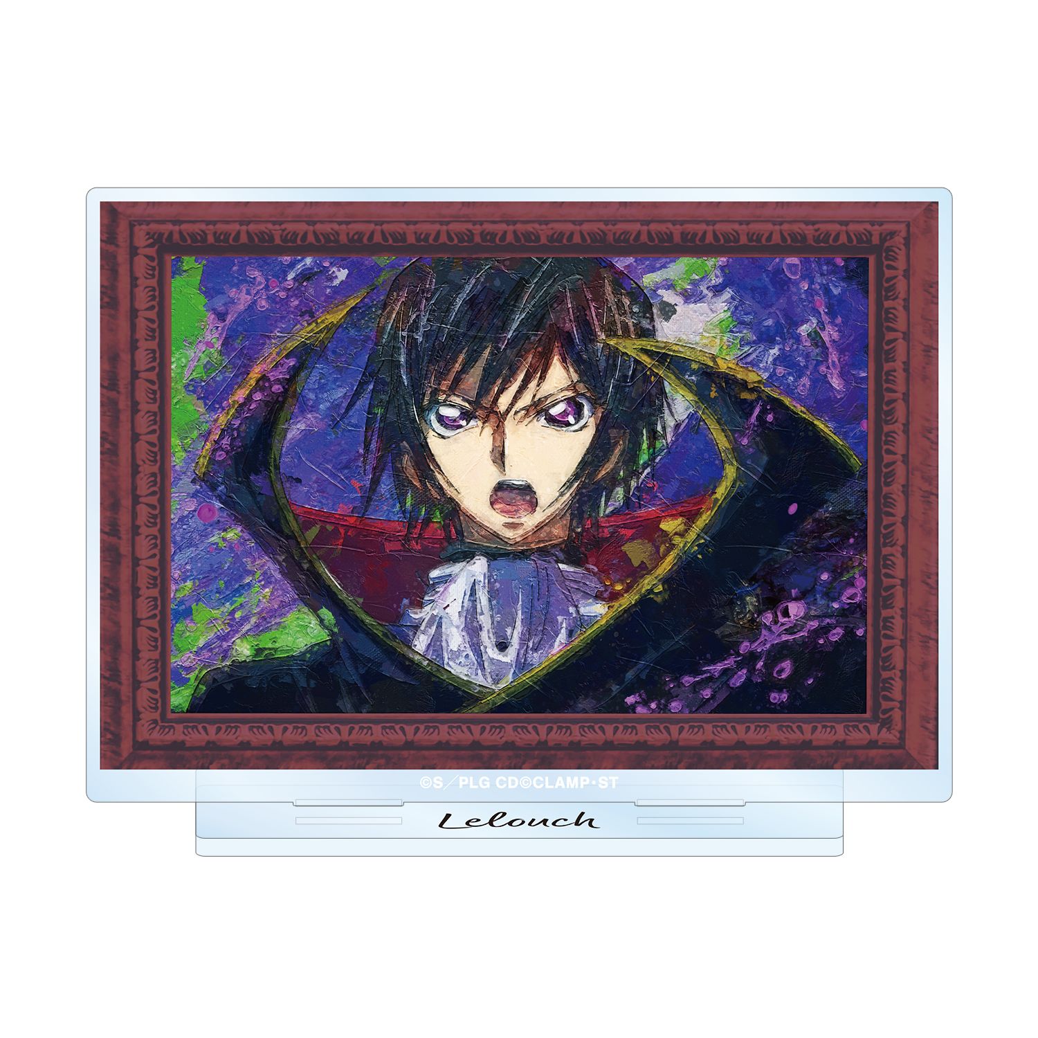 コードギアス 反逆のルルーシュ ルルーシュ grunge CANVAS 第3弾 BIGアクリルスタンド ver.B 图片 2 | AniSmile
