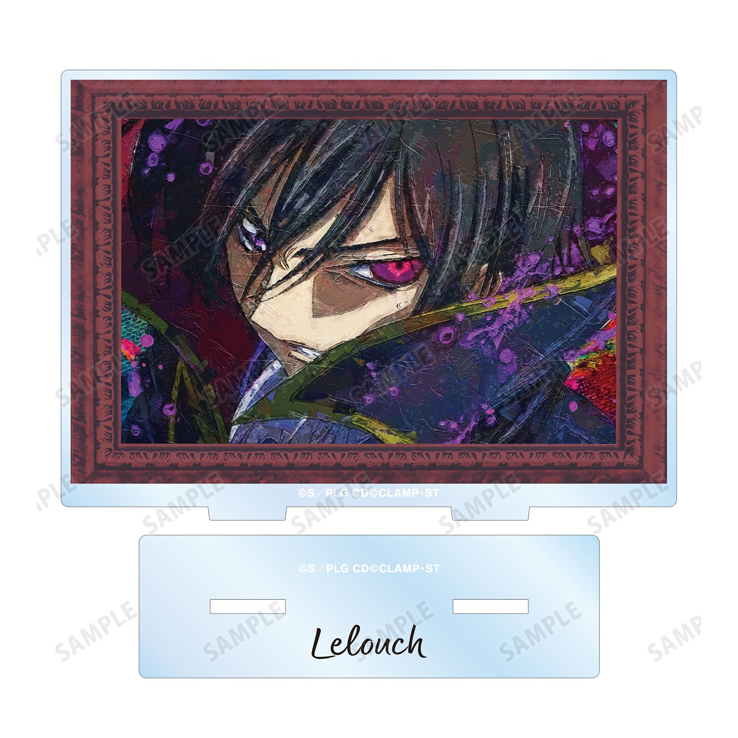 コードギアス 反逆のルルーシュ ルルーシュ grunge CANVAS 第3弾 BIGアクリルスタンド ver.D 图片 3 | AniSmile