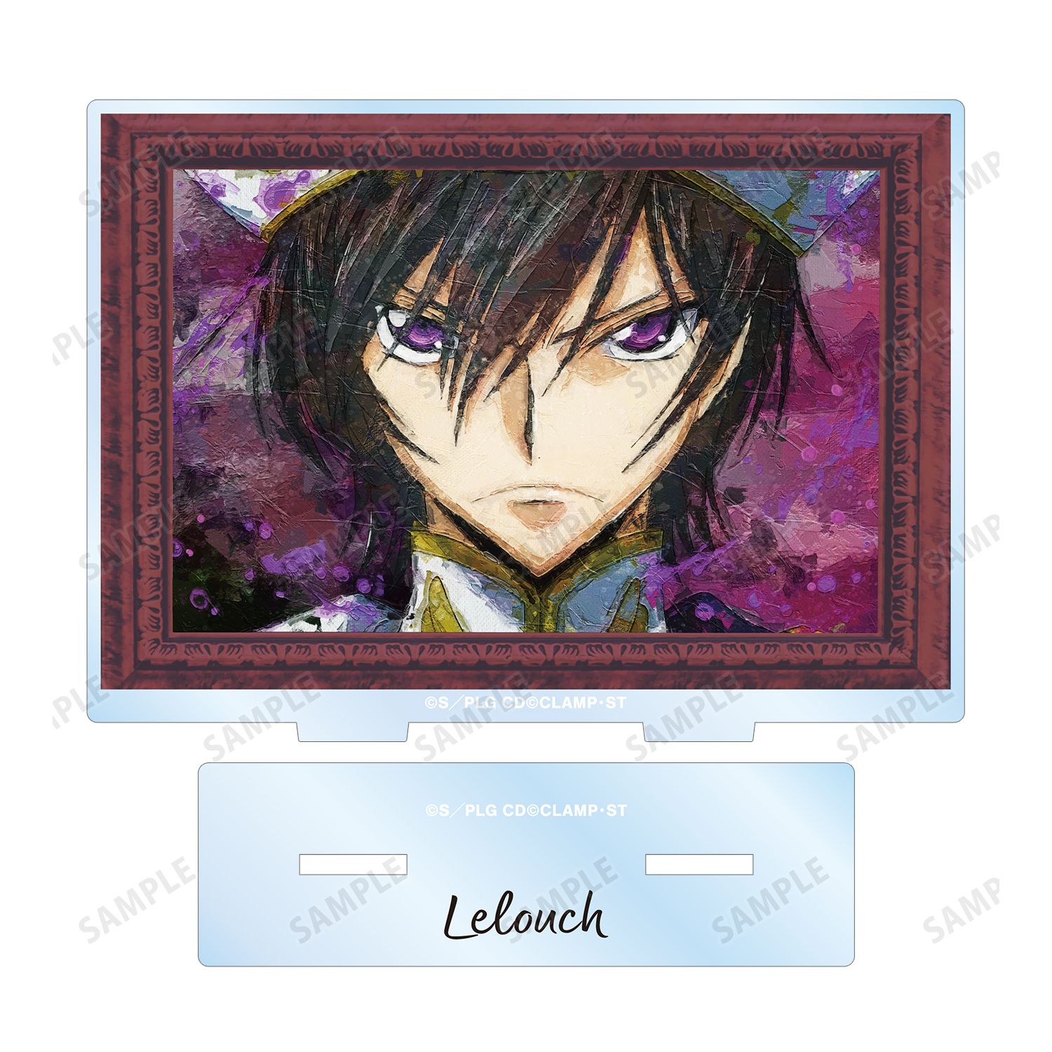 コードギアス 反逆のルルーシュ ルルーシュ grunge CANVAS 第3弾 BIGアクリルスタンド ver.E 图片 3 | AniSmile