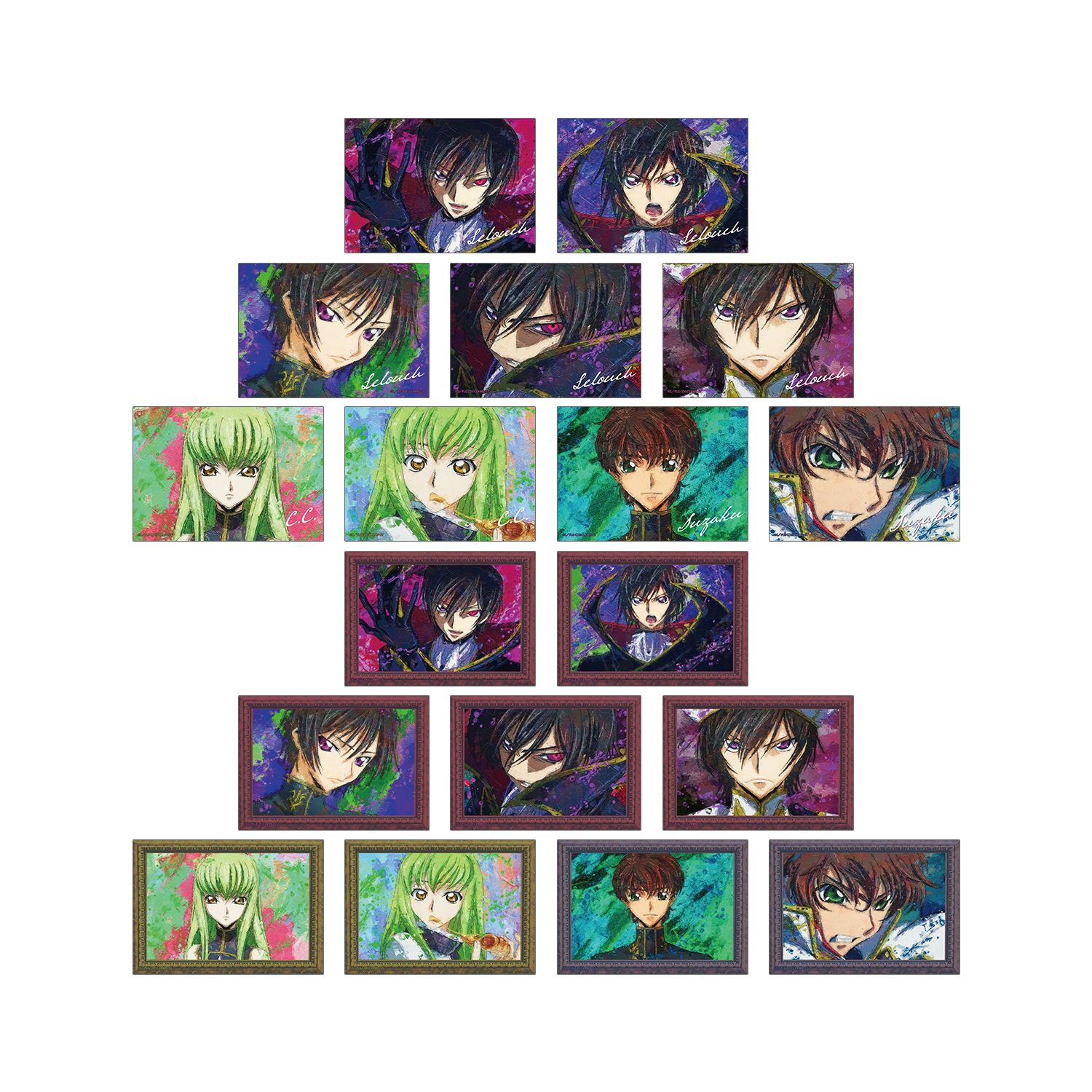 コードギアス 反逆のルルーシュ トレーディング grunge CANVAS 第3弾 ブロマイド(単位/単品) 画像 2 | AniSmile