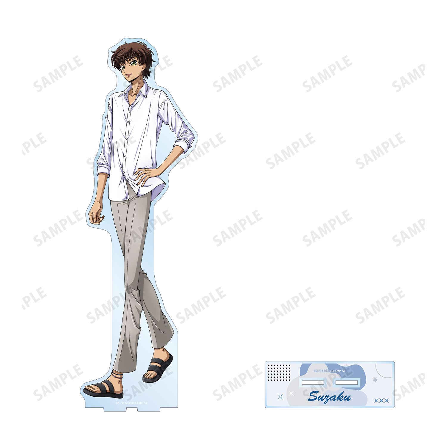 コードギアス 反逆のルルーシュ 描き下ろし スザク 夜の海ver. 特大アクリルスタンド Image 3 | AniSmile