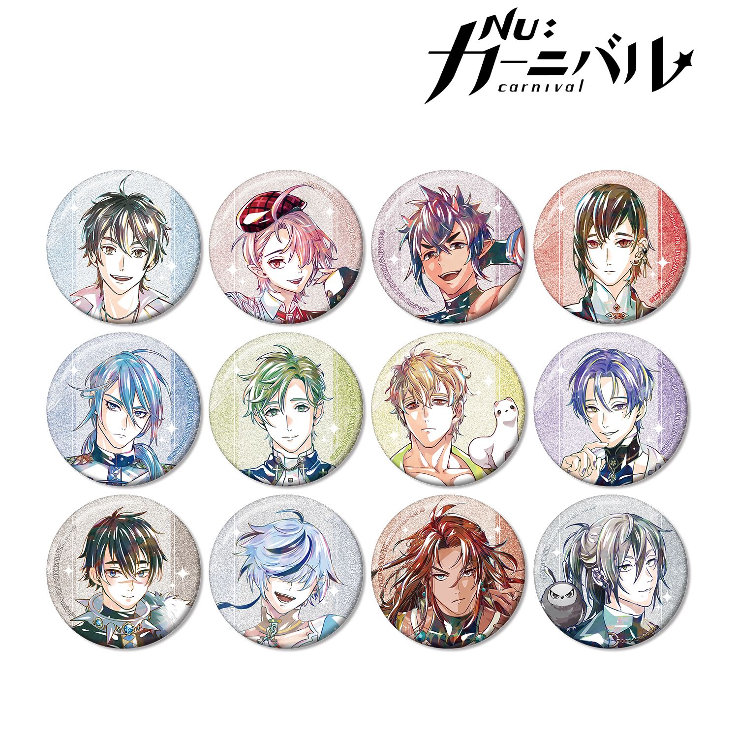 NU: カーニバル トレーディング Ani-Art グリッター缶バッジ(単位/単品) 图片 2 | AniSmile