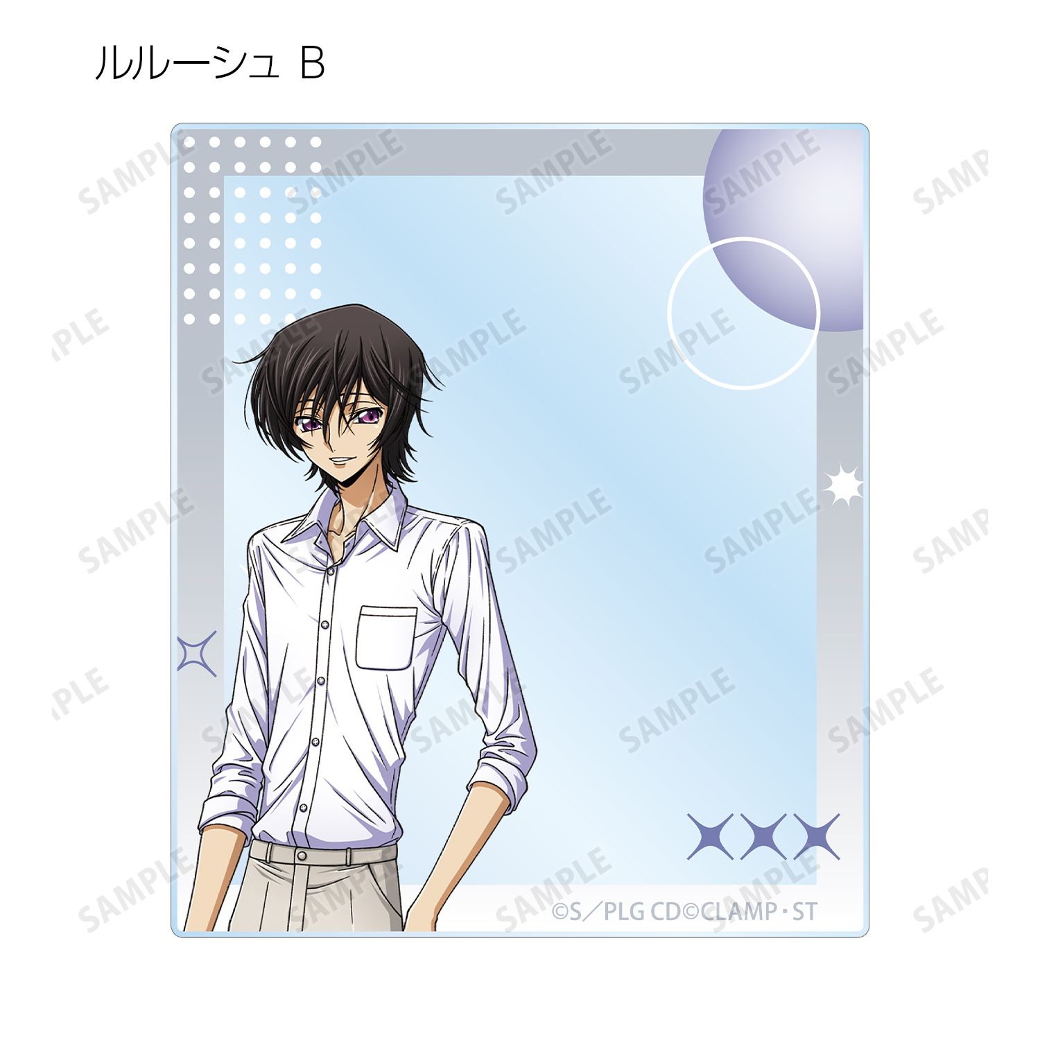 コードギアス 反逆のルルーシュ 描き下ろし 夜の海ver. トレーディングアクリルカード(単位/単品) Image 4 | AniSmile