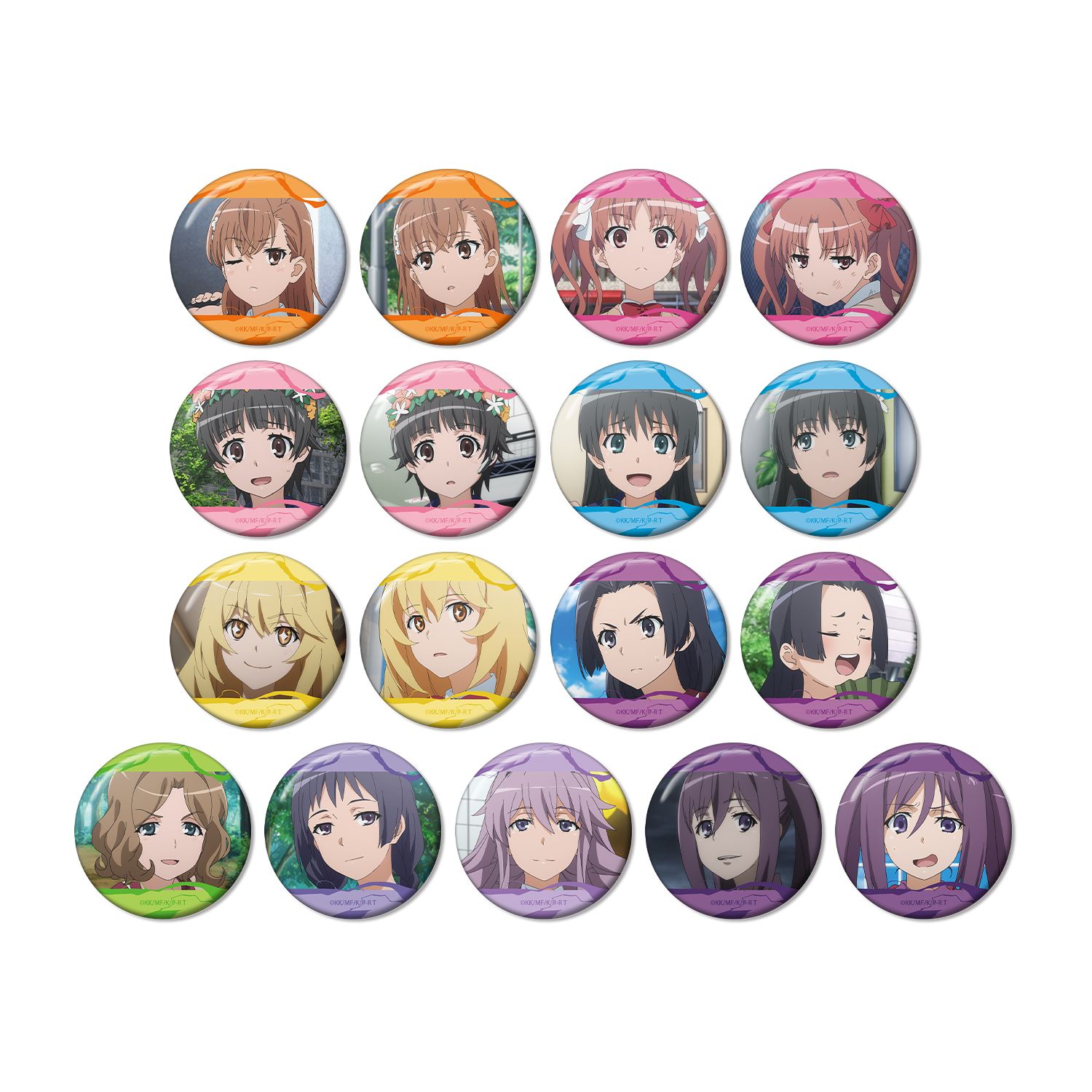 とある科学の超電磁砲T トレーディング場面写缶バッジ vol.2(単位/単品) - official product image | AniSmile