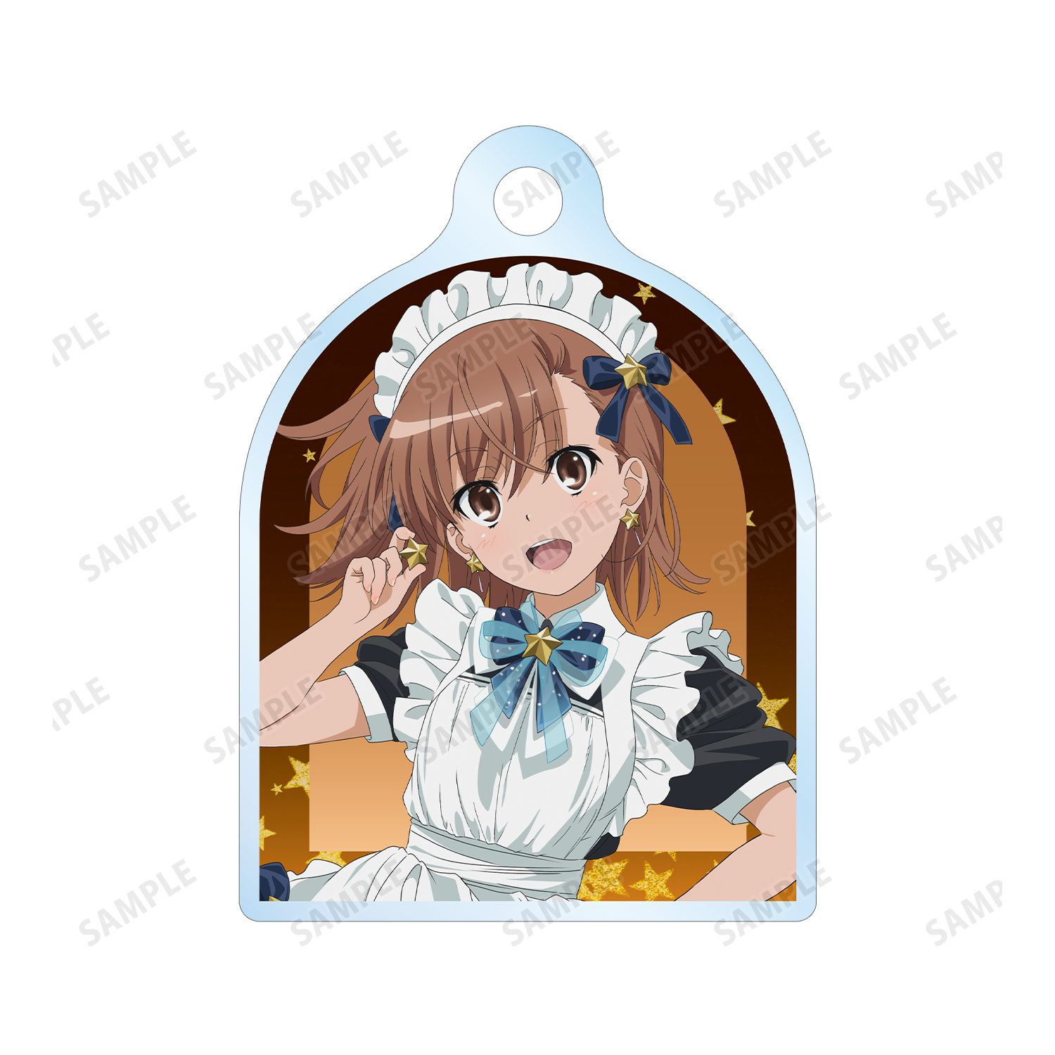 とある科学の超電磁砲T 描き下ろし 御坂美琴 星空メイドver. 2連ワイヤーアクリルキーホルダー 图片 4 | AniSmile