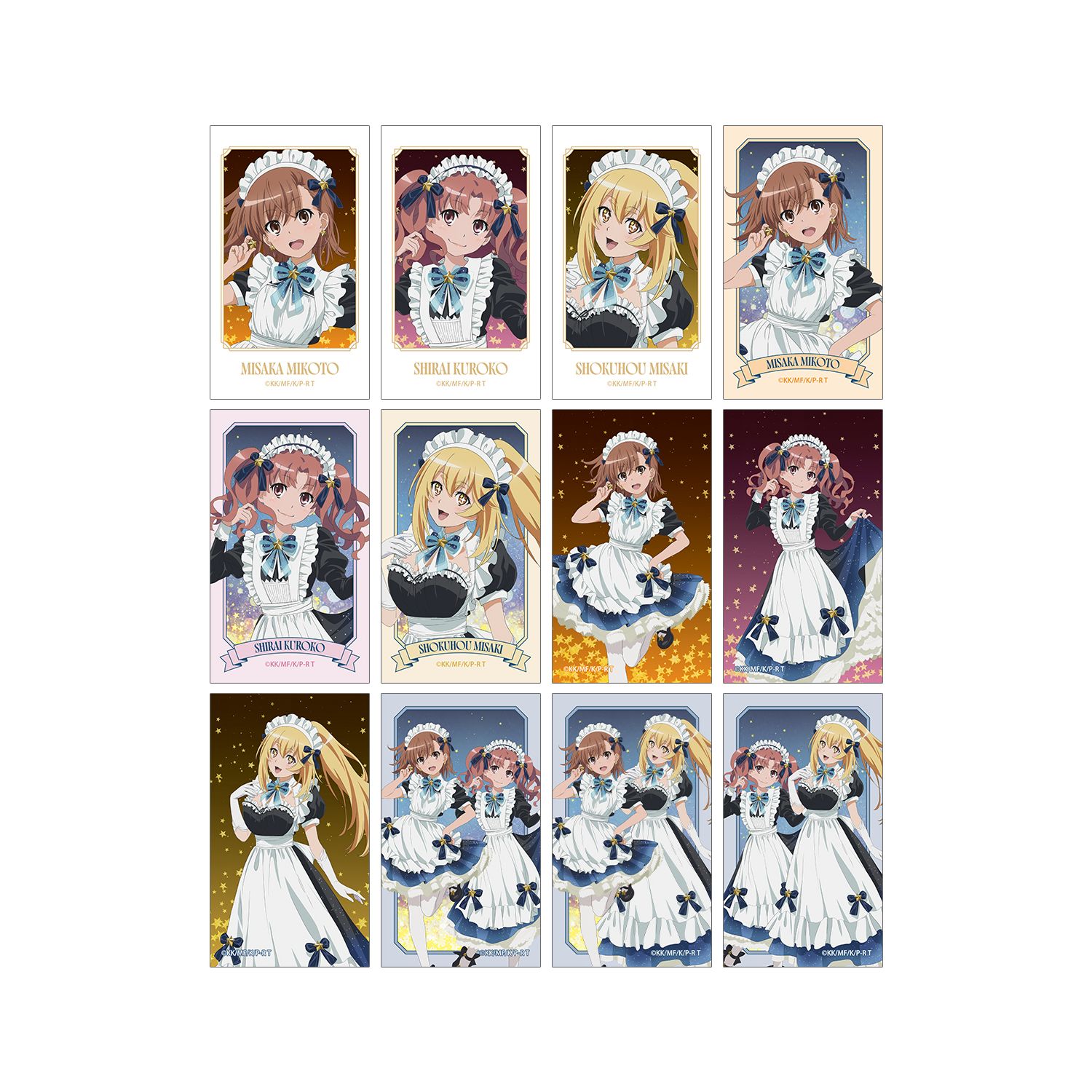 とある科学の超電磁砲T 描き下ろし 星空メイドver. トレーディングイラストカード(単位/単品) - AniSmile