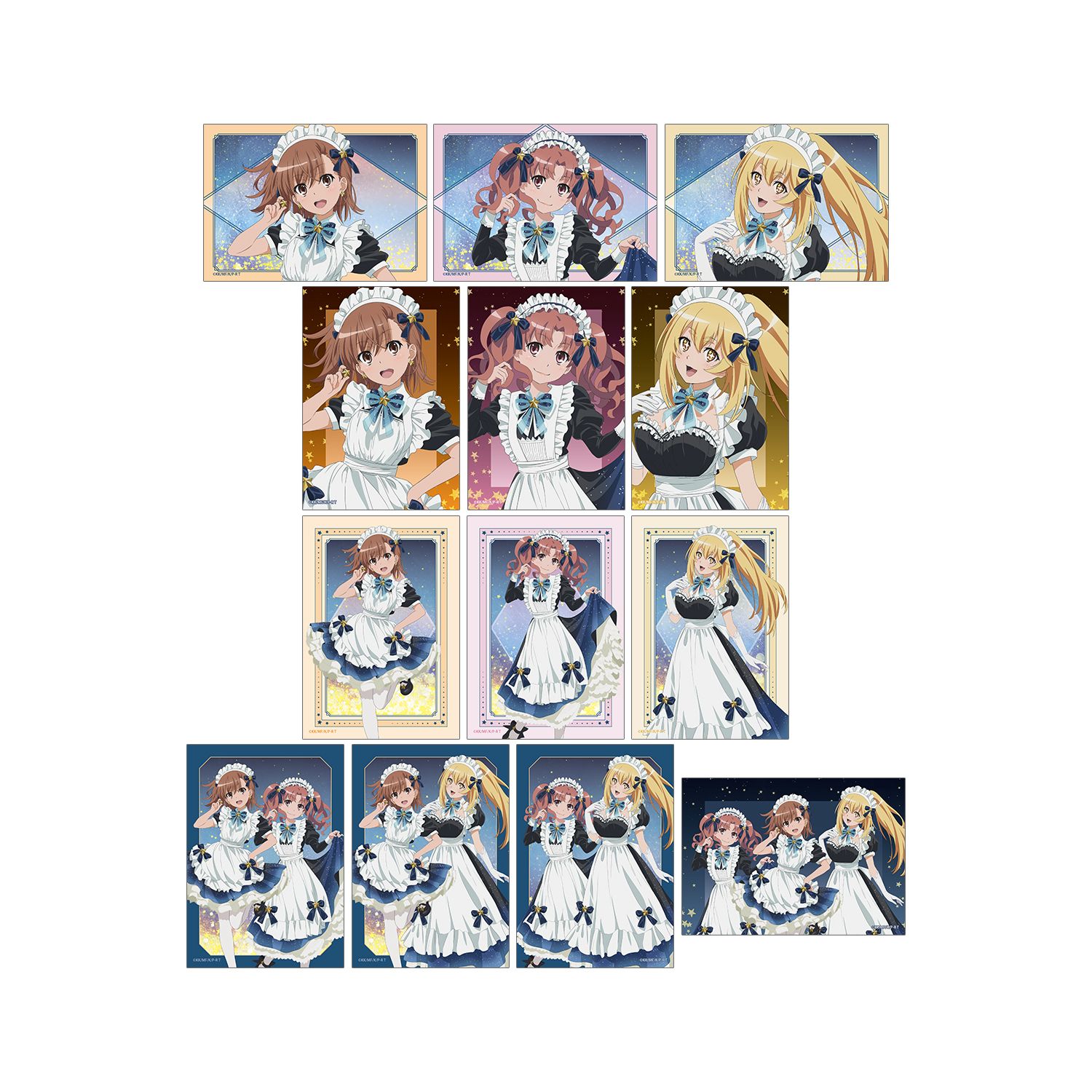 とある科学の超電磁砲T 描き下ろし 星空メイドver. トレーディングブロマイド(単位/単品) - AniSmile