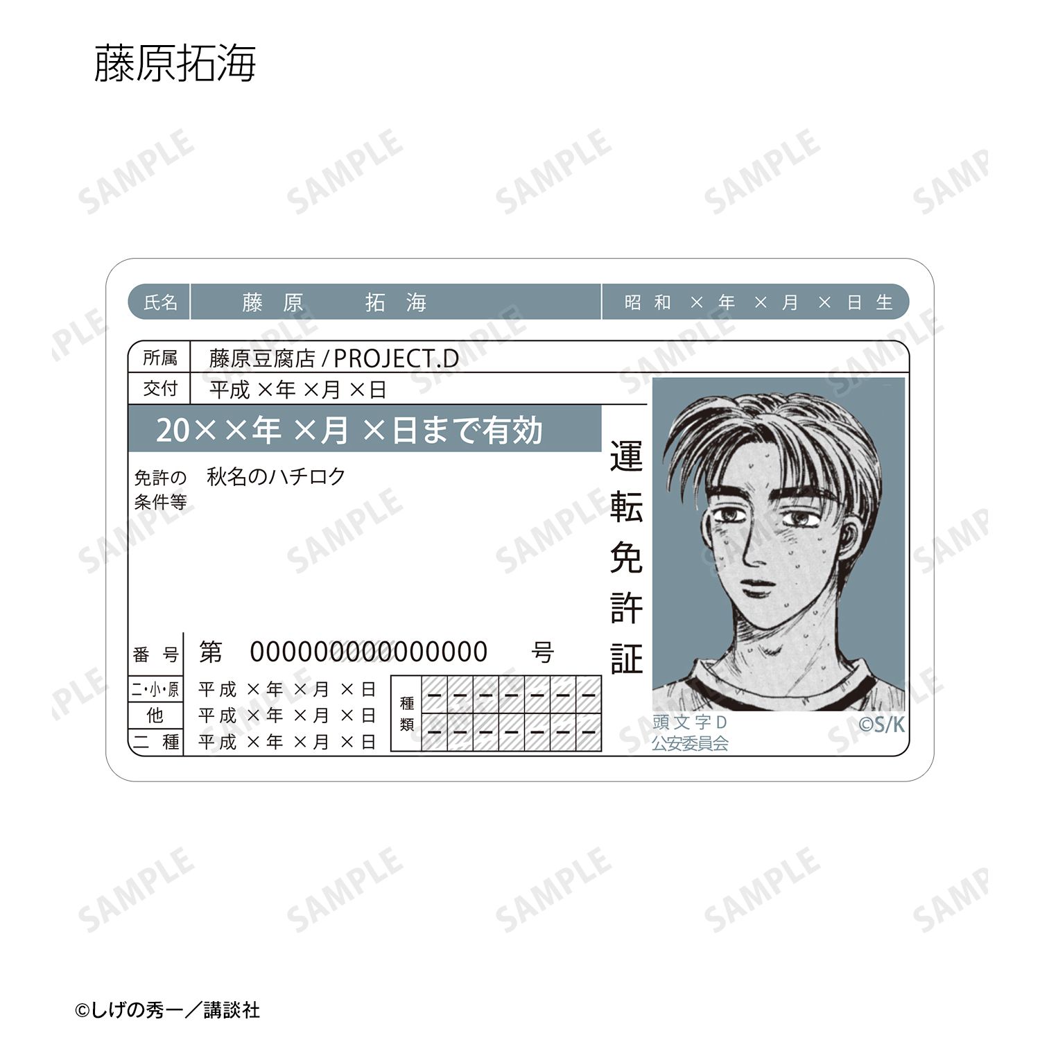 トレーディング原作コマプラスチック免許証風カード(単位/単品) 画像 3 | AniSmile