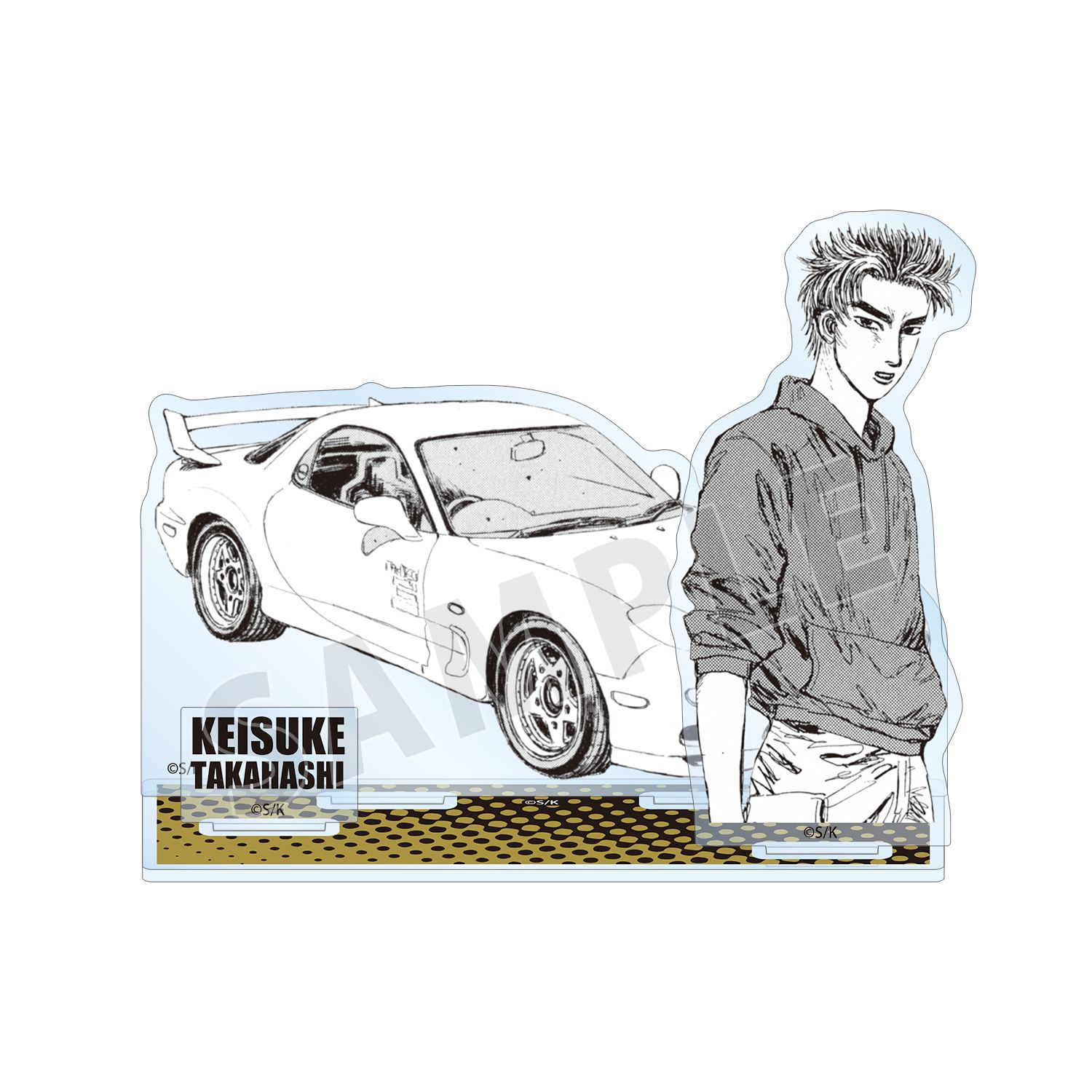 高橋啓介 原作コマパーツ付きBIGアクリルスタンド - official product image | AniSmile