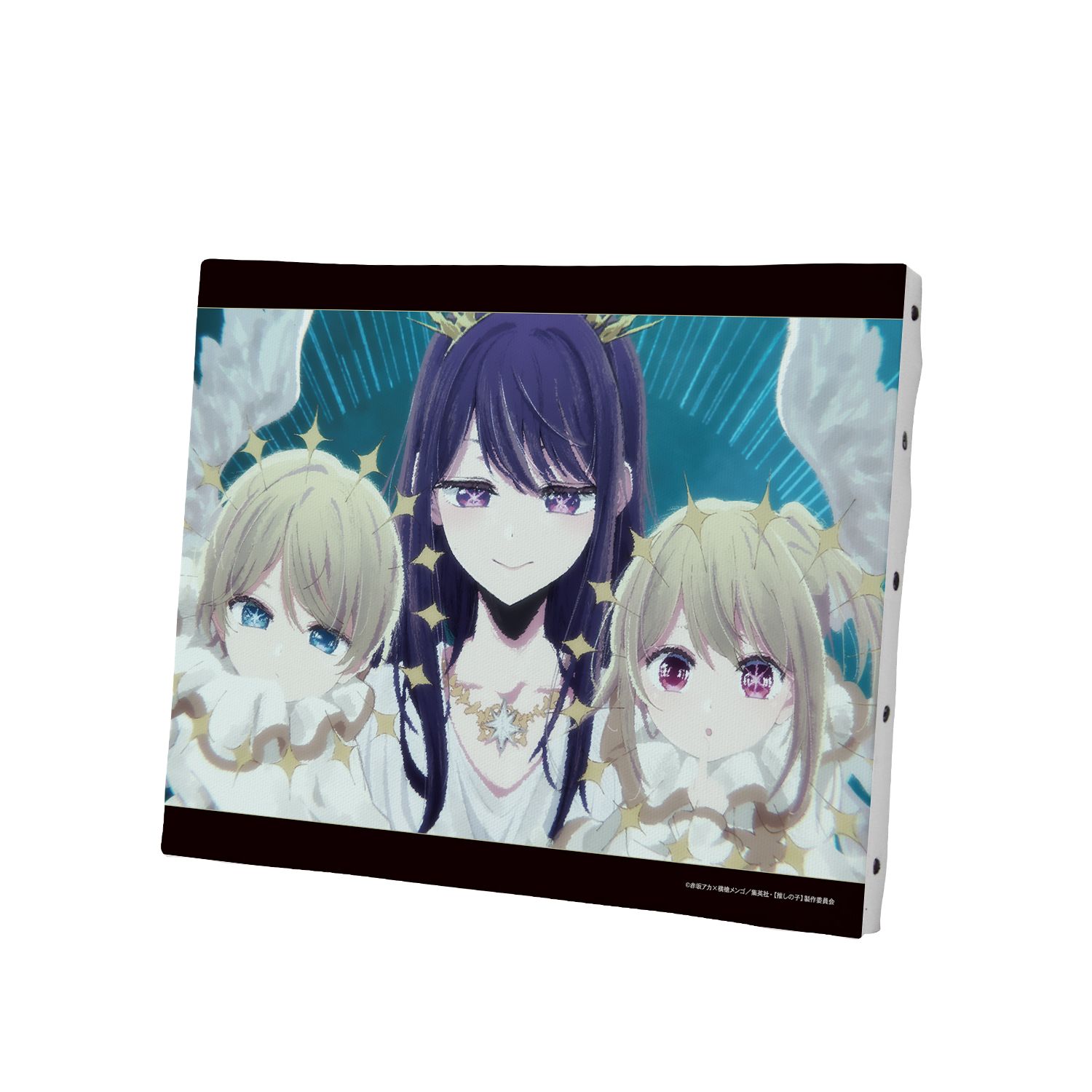 【推しの子】 アイ&アクア&ルビー オープニング場面写F3号キャンバスボード Image 2 | AniSmile