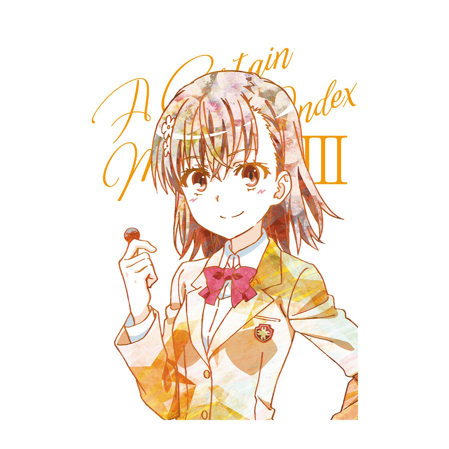 とある魔術の禁書目録Ⅲ 御坂美琴 Tシャツメンズ(サイズ/M) Image 3 | AniSmile