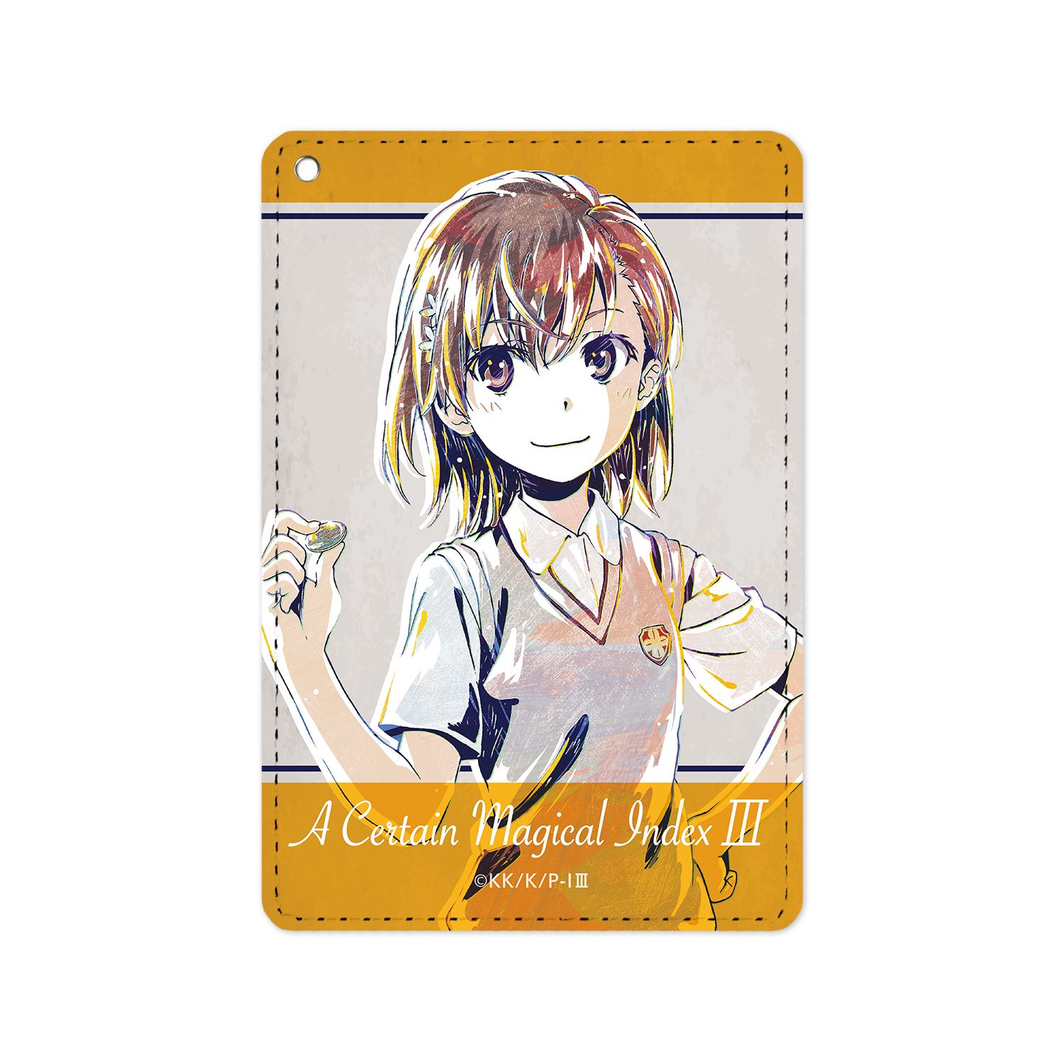 とある魔術の禁書目録Ⅲ 御坂美琴 Ani-Art 1ポケットパスケース 图片 3 | AniSmile