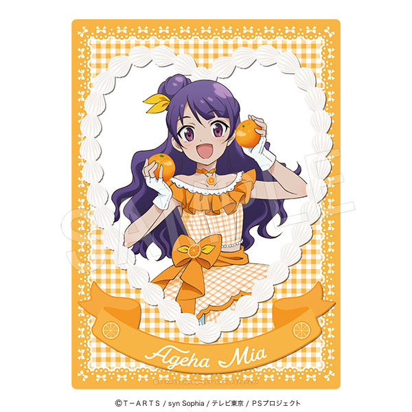 プリティーシリーズ ホロアクリルアートパネル Fruits gingham ver. 上葉みあ - 公式商品画像 | AniSmile