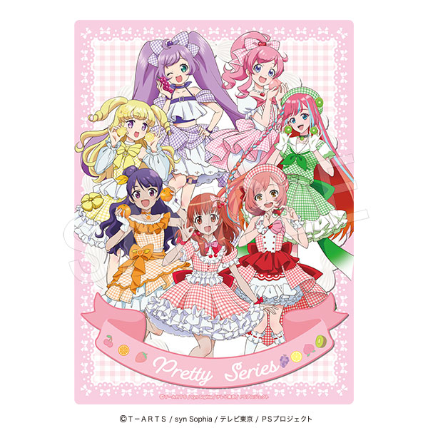プリティーシリーズ ホロアクリルアートパネル Fruits gingham ver. 集合絵柄 - 公式商品画像 | AniSmile