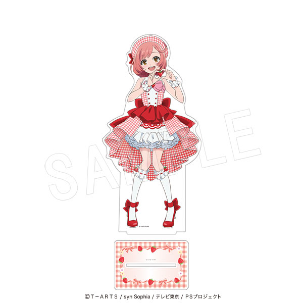 プリティーシリーズ BIGアクリルスタンド Fruits gingham ver. 彩瀬なる - official product image | AniSmile