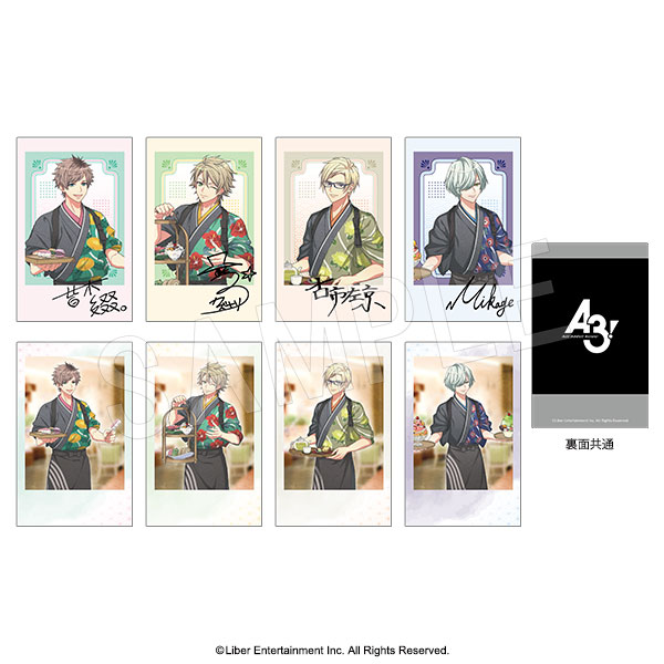 A3! ポラショットコレクション 和風カフェver. 1SET/8枚入 - AniSmile