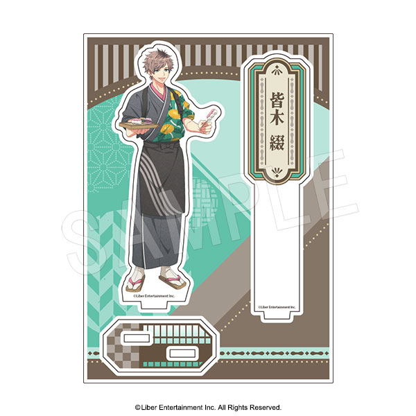A3! アクリルフォトプロップス 和風カフェver. 皆木 綴 - official product image | AniSmile