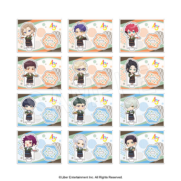 A3! トレーディングアクリルスタンド 和風カフェ ミニキャラver. TypeB 1SET/12個入 - 公式商品画像 | AniSmile