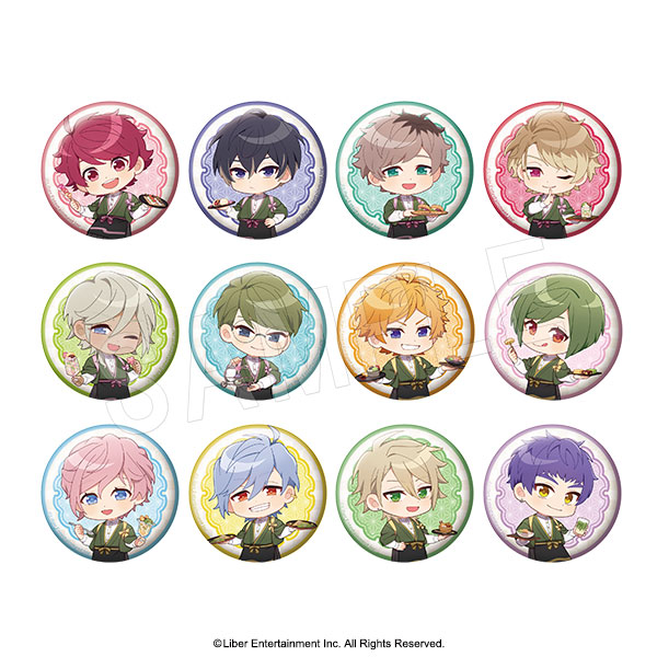 A3! トレーディング缶バッジ 和風カフェ ミニキャラver. TypeA 1SET/12個入 - 公式商品画像 | AniSmile