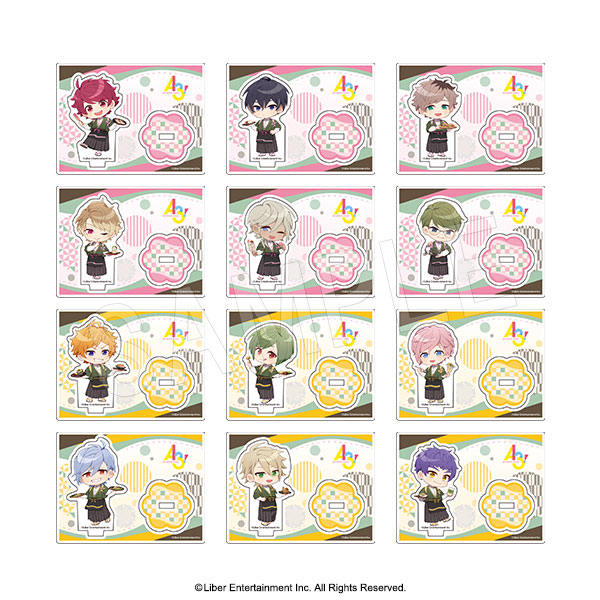 A3! トレーディングアクリルスタンド 和風カフェ ミニキャラver. TypeA 1SET/12個入 - 公式商品画像 | AniSmile