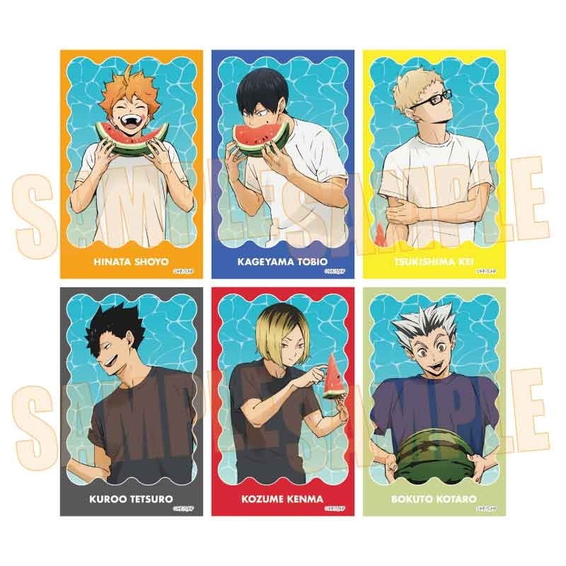 トレーディングステッカー アニメ「ハイキュー!!」/スイカ - official product image | AniSmile