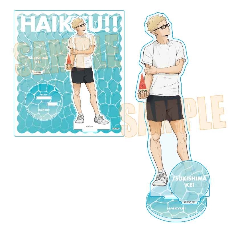 アクリルスタンド アニメ「ハイキュー!!」/月島 蛍(スイカ) - official product image | AniSmile