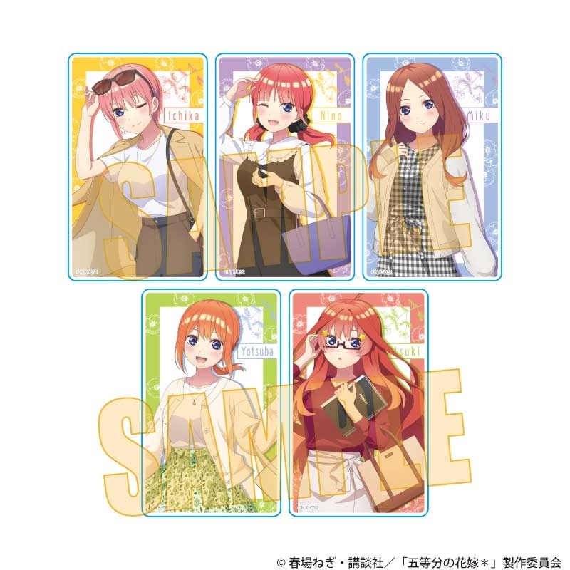 トレーディングアクリルカード 五等分の花嫁*/5年後も五つ子はずっといっしょver. - 官方商品图片 | AniSmile