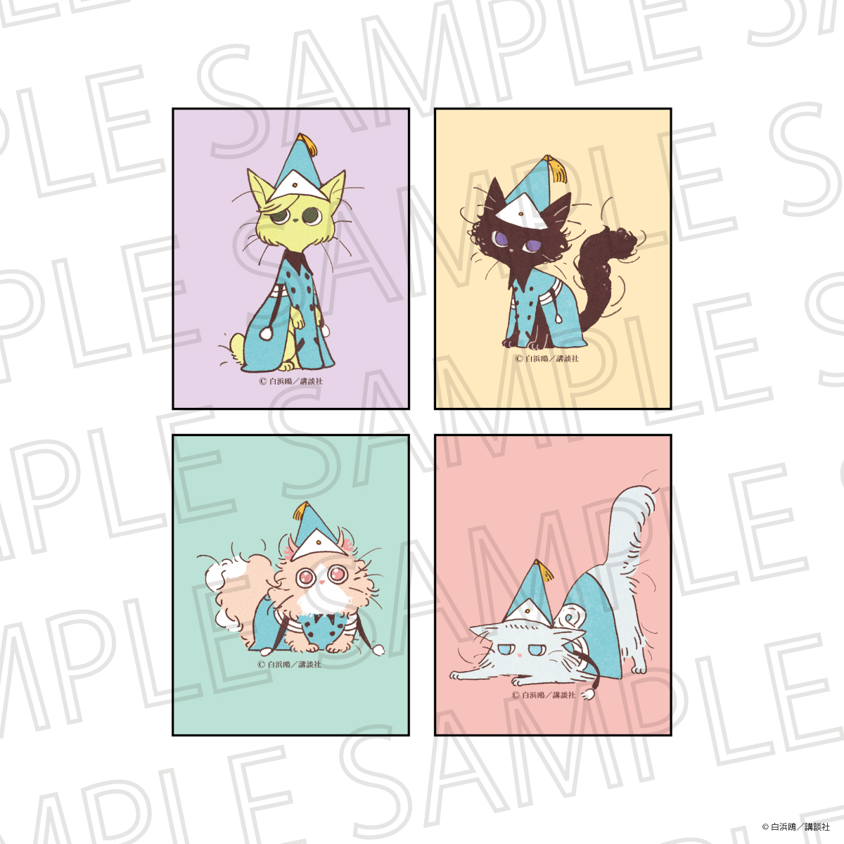 とんがり帽子のアトリエ(原作) クリアステッカーセット A - official product image | AniSmile