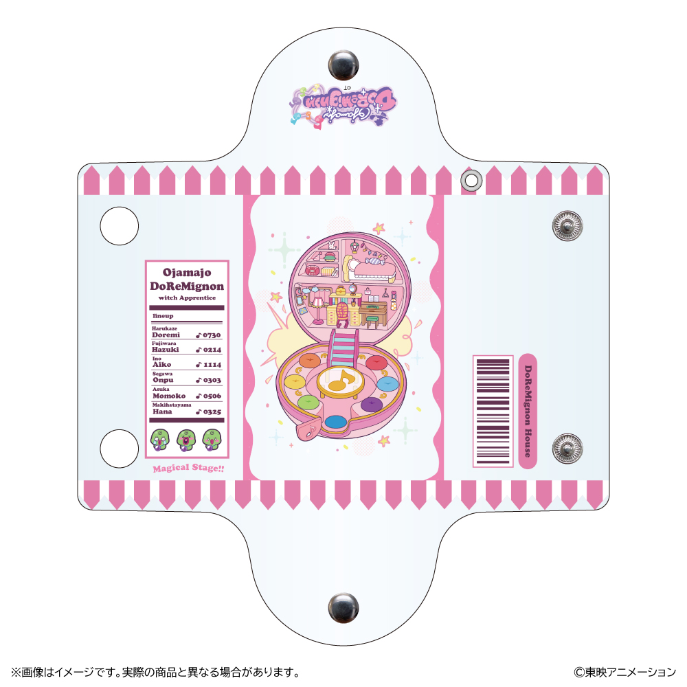 おジャ魔女どれみにょん クリアマルチケース/B 画像 2 | AniSmile