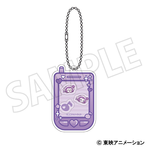 おジャ魔女どれみにょん シャカシャカアクリルキーホルダー/おんぷ - official product image | AniSmile