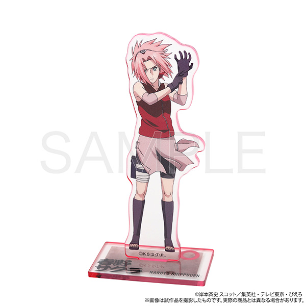 NARUTO-ナルト- 疾風伝 ふちからすたんど(アクリルスタンド)/春野サクラ - official product image | AniSmile