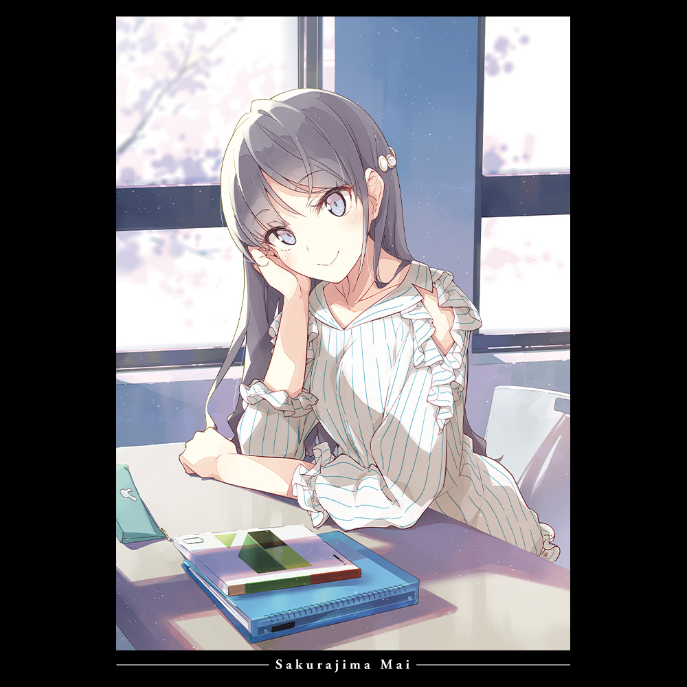 青春ブタ野郎はサンタクロースの夢を見ない Tシャツ 桜島麻衣 Mサイズ Image 3 | AniSmile