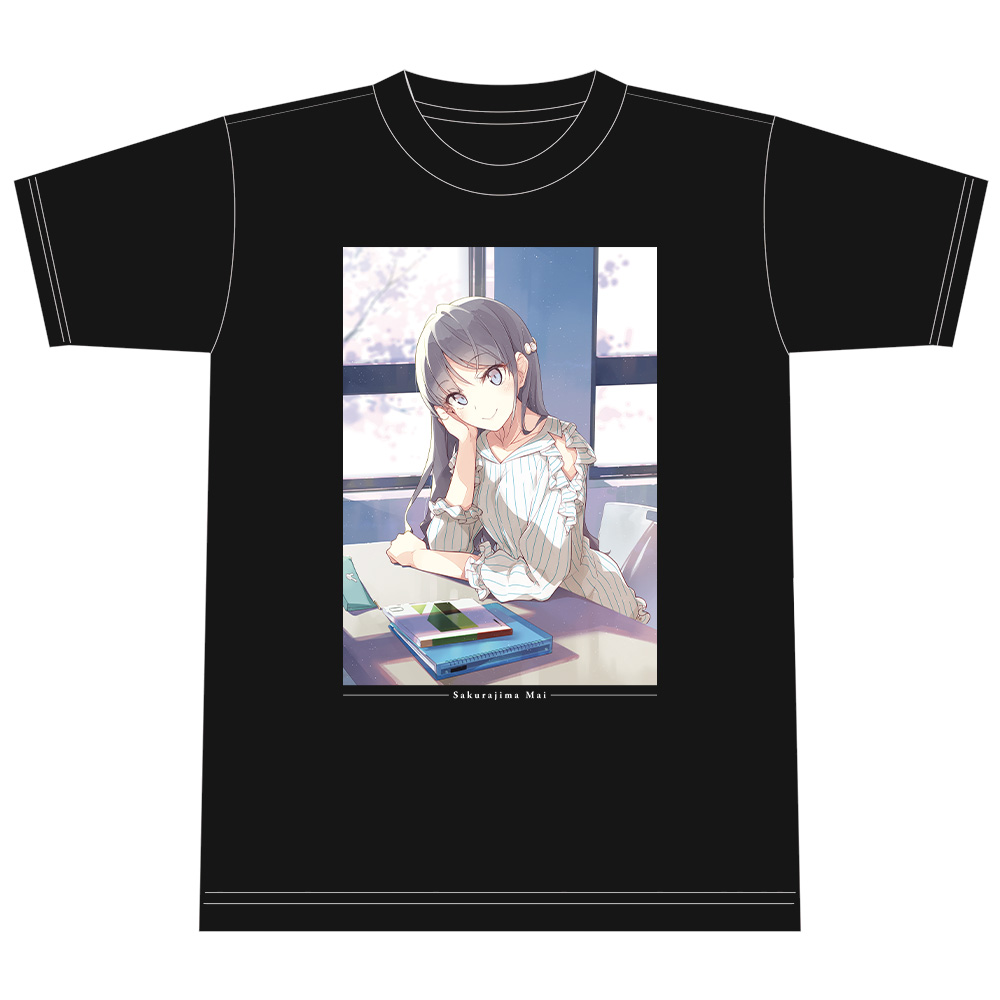 青春ブタ野郎はサンタクロースの夢を見ない Tシャツ 桜島麻衣 Mサイズ Image 4 | AniSmile