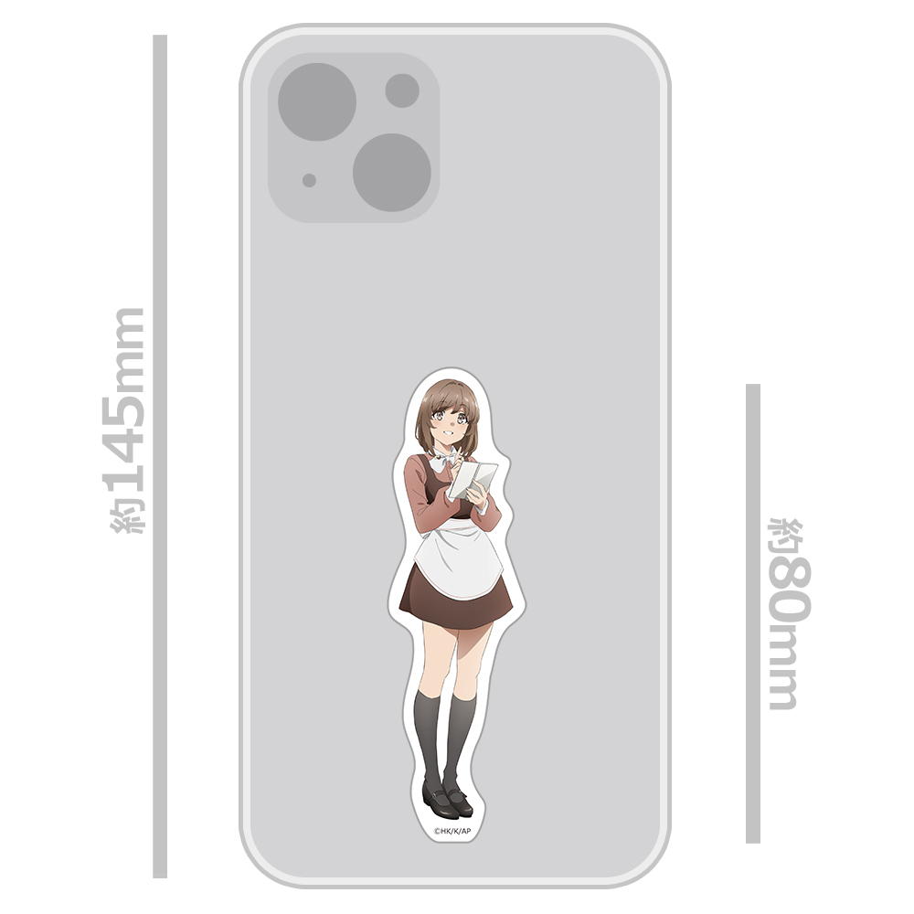 青春ブタ野郎はサンタクロースの夢を見ない ダイカットステッカー 梓川花楓 画像 3 | AniSmile