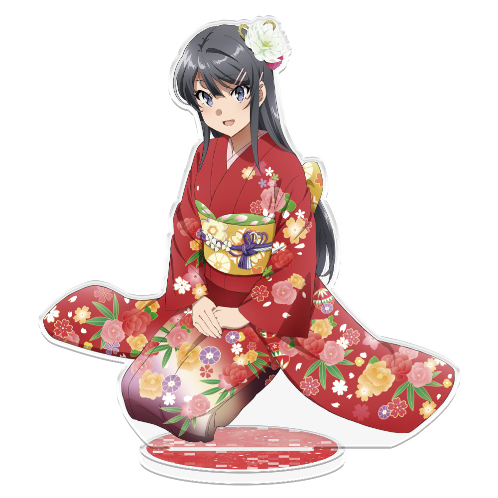 青春ブタ野郎はバニーガール先輩の夢を見ない アクリルキャラスタンド[桜島麻衣 着物Ver.] 画像 2 | AniSmile