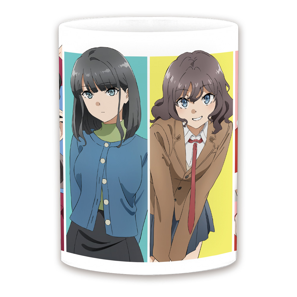 青春ブタ野郎はサンタクロースの夢を見ない マグカップ 麻衣&卯月&郁実&紗良&美織&ミニスカサンタ 画像 4 | AniSmile