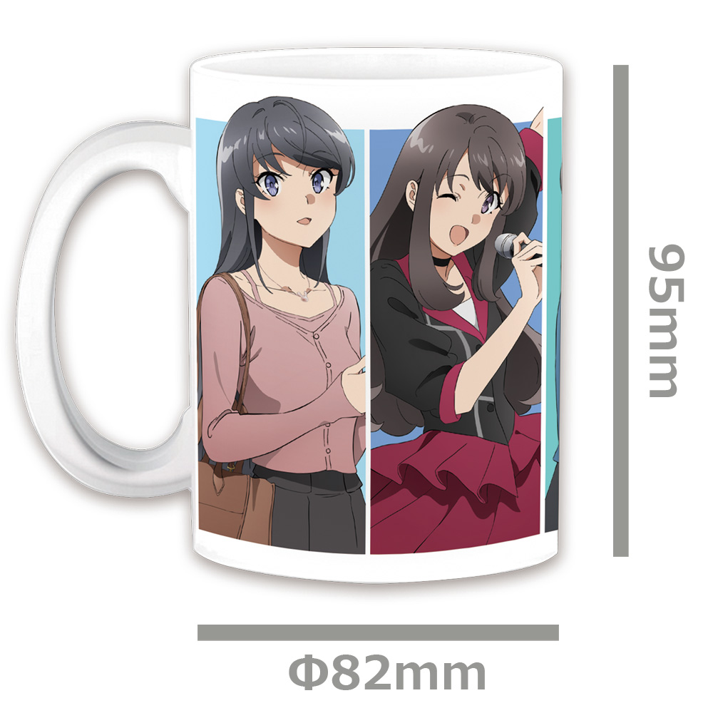 青春ブタ野郎はサンタクロースの夢を見ない マグカップ 麻衣&卯月&郁実&紗良&美織&ミニスカサンタ 画像 6 | AniSmile