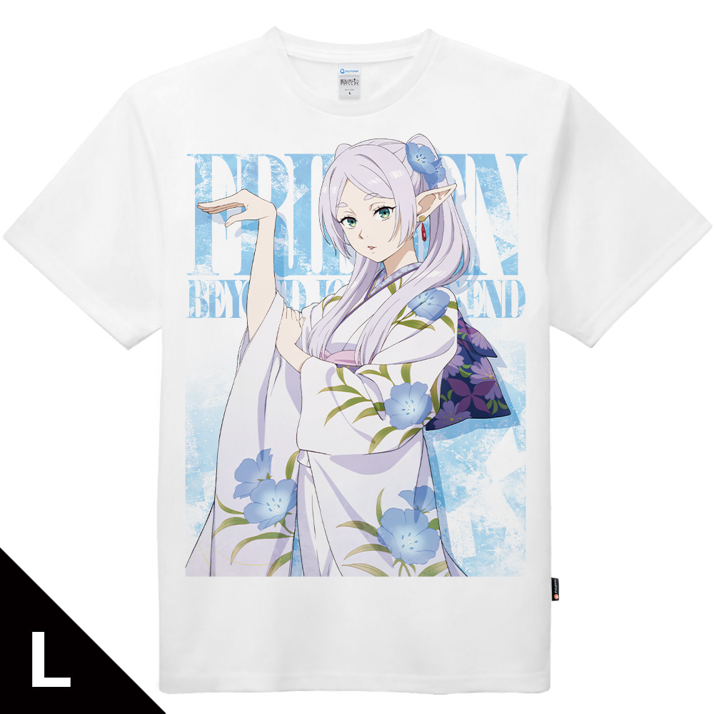 葬送のフリーレン 大判プリントTシャツ フリーレン 晴れ着ver. Lサイズ Image 2 | AniSmile