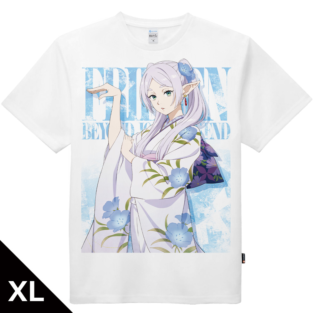 葬送のフリーレン 大判プリントTシャツ フリーレン 晴れ着ver. XLサイズ 画像 2 | AniSmile
