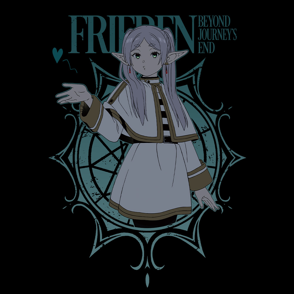 葬送のフリーレン Tシャツ フリーレン 投げキッスver. XLサイズ 画像 3 | AniSmile
