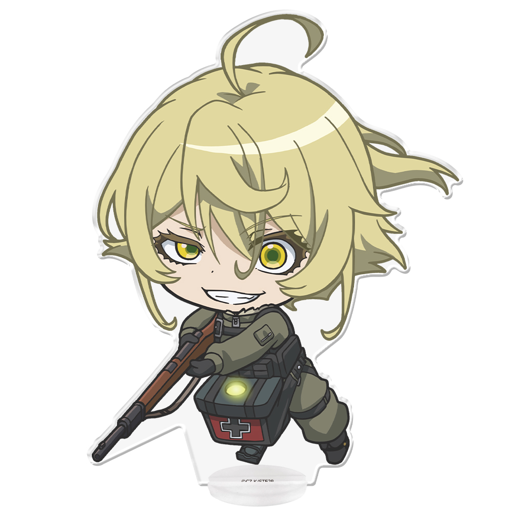 幼女戦記 でかぷにこれ!アクリルフィギュア(スタンド付) にやりターニャ 图片 3 | AniSmile