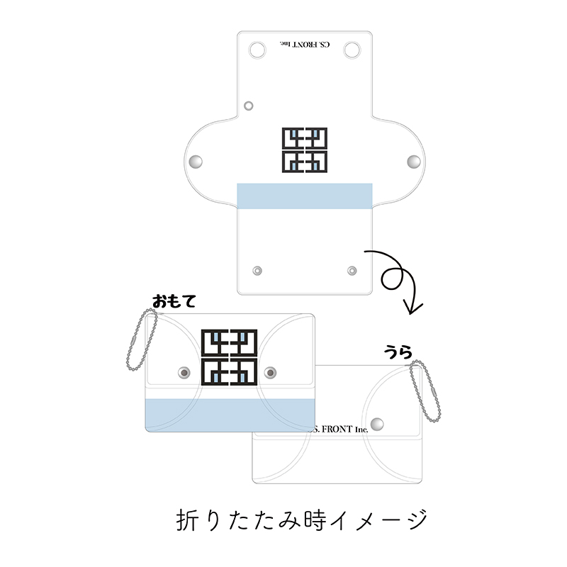 春夏秋冬代行者 春の舞 チャーム付きクリアマルチケース /02 夏 画像 2 | AniSmile