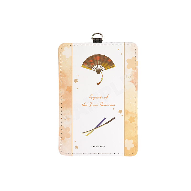 春夏秋冬代行者 春の舞 レザーカードケース /03 秋 - official product image | AniSmile