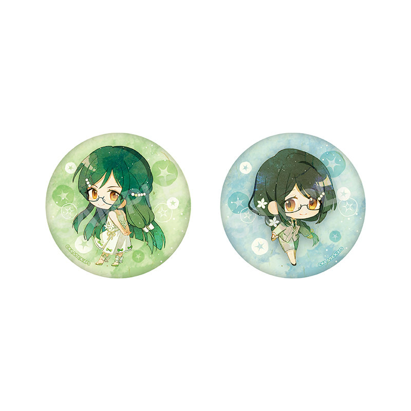 春夏秋冬代行者 春の舞 和紙缶バッジ(2個セット) /02 夏 - official product image | AniSmile